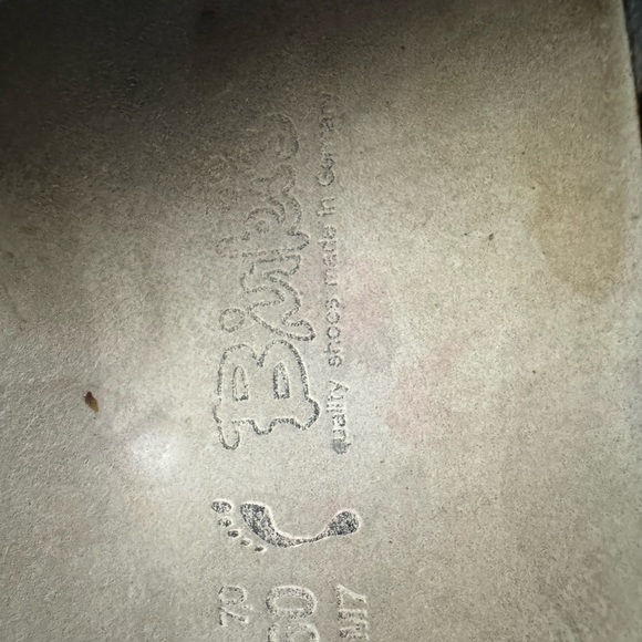 Birkis by Birkenstock Metallic Blue Sandals Women’s Size 9 made in Germany - Picture 3 of 7